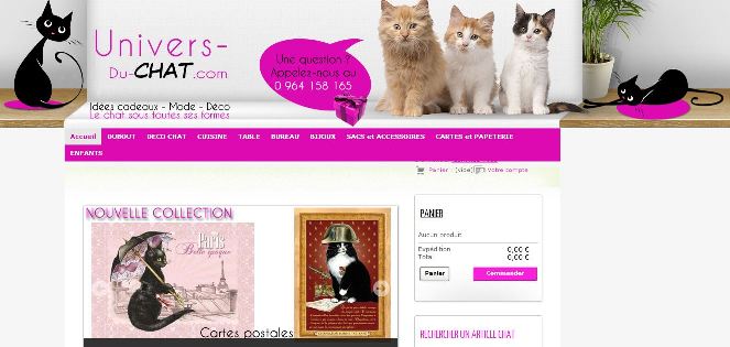 Boutique Univers du Chat