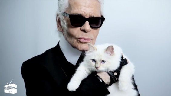 Karl Lagerfeld et Choupette