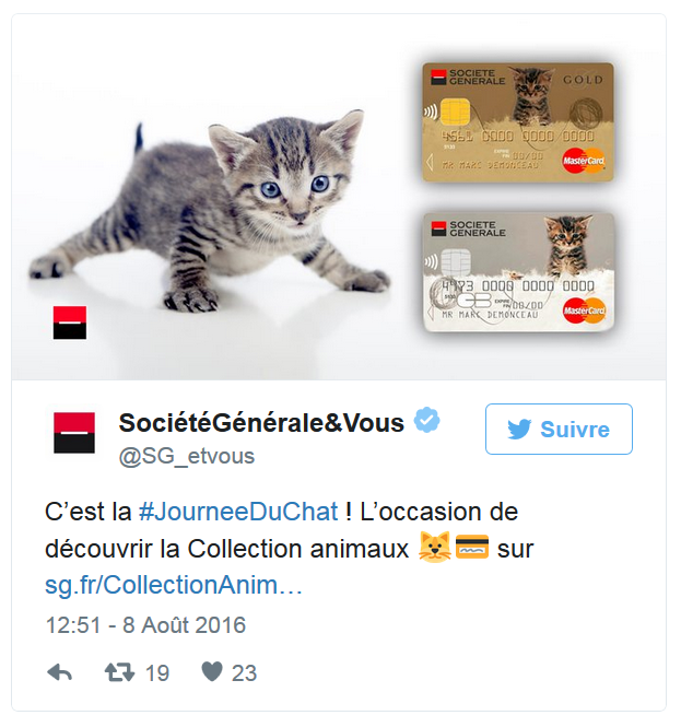 chat Société générale
